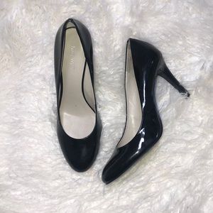 Black Nine West Patent Leather Pumps